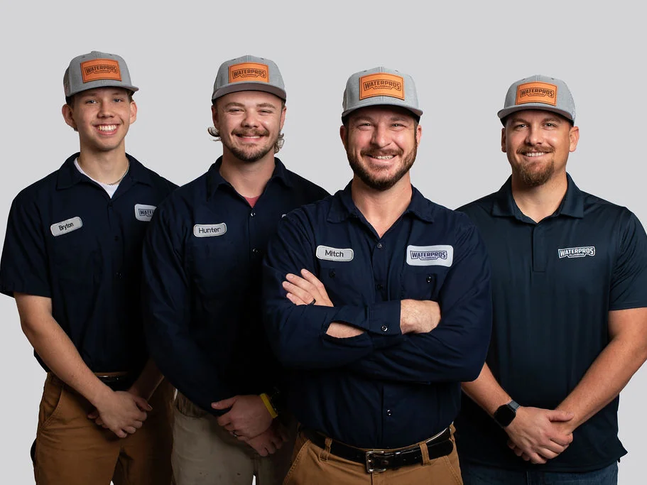 The Water Pros Plumbing team — Bryton, Hunter, Mitch, and crew — serving Gilbert AZ