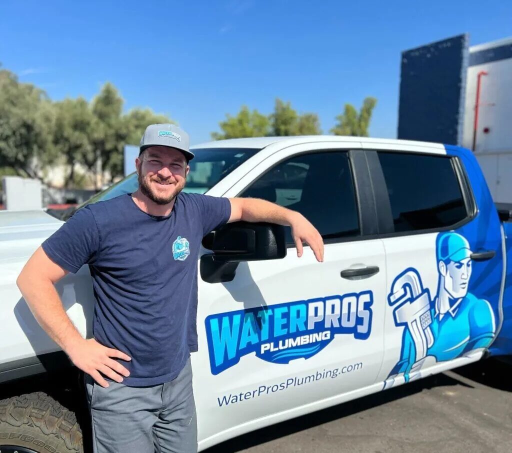 Water Pros service truck in Gilbert, Arizona